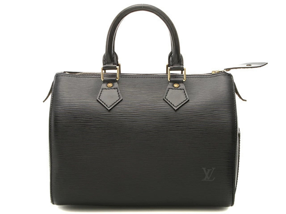 LOUIS VUITTON Speedy Epi Noir Black Handbag